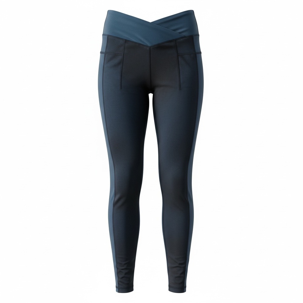 FP Movement by Free People Black and Teal Leggings Size Small